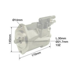 Pompa tłoczkowa 41ccm MC 394268A1, 394268A2 fi21,7 Z13
