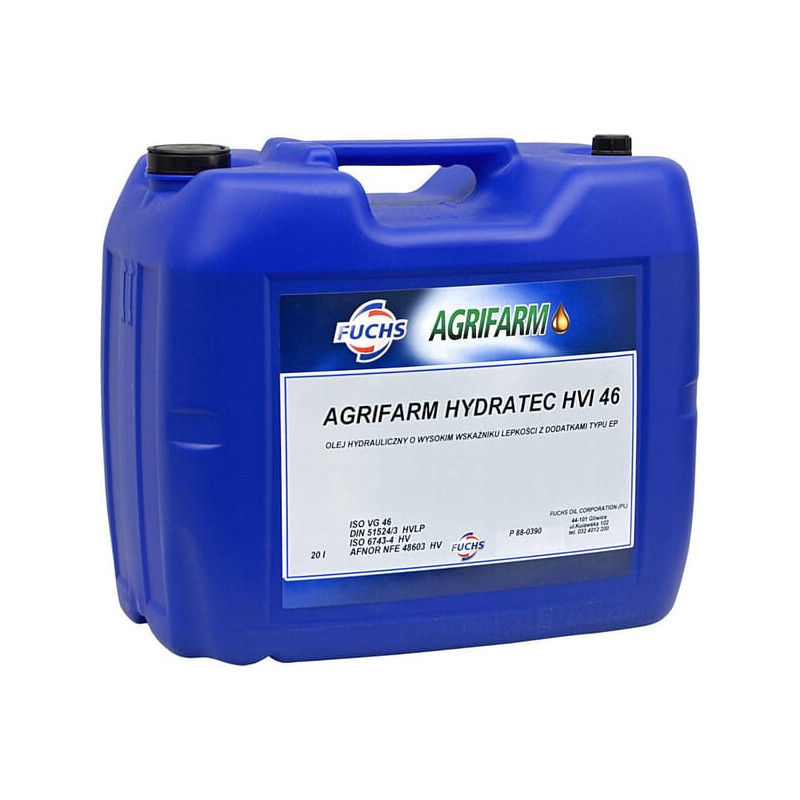 Olej HVI 46 Agrifarm Hydratec, 20 l Fuchs 5700037527581
