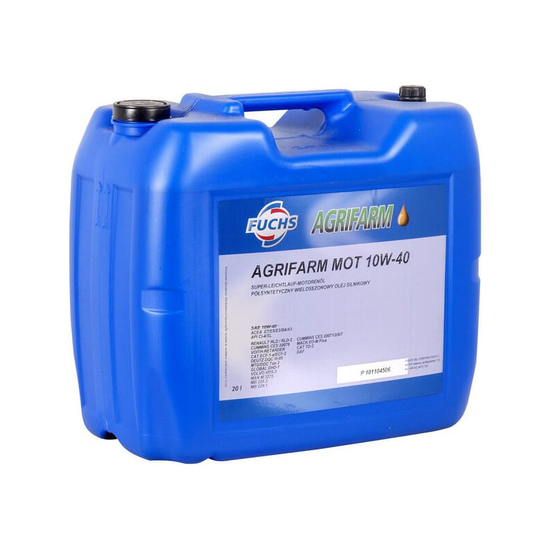 Olej silnikowy Fuchs 10W40 Agrifarm MOT, 20 l