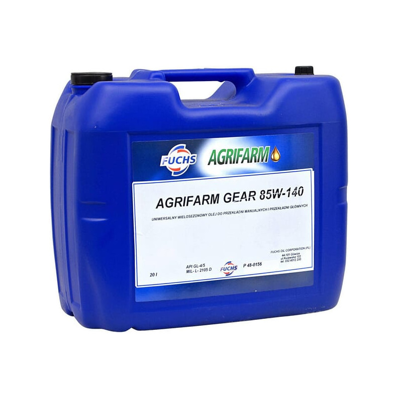 Olej 85W140 Agrifarm Gear, 20 l Fuchs 5700037527475