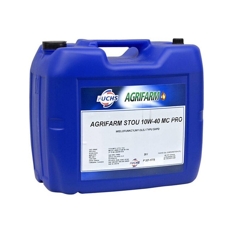Olej silnikowy Fuchs 10W40 Agrifarm Stou MC PRO, 20 l