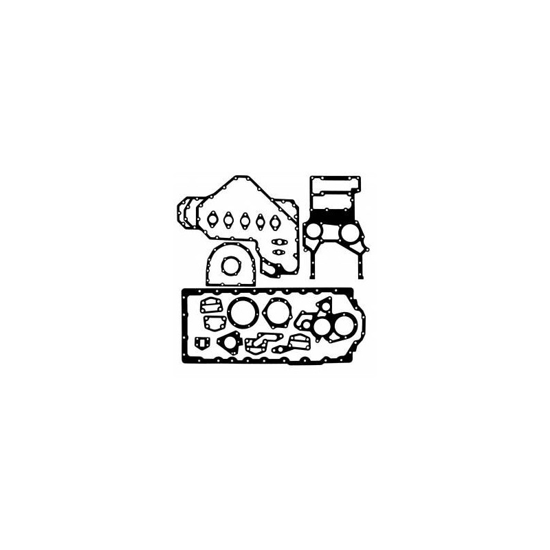 4224613M91 Massey Ferguson Zestaw uszczelek dół silnika Valtra