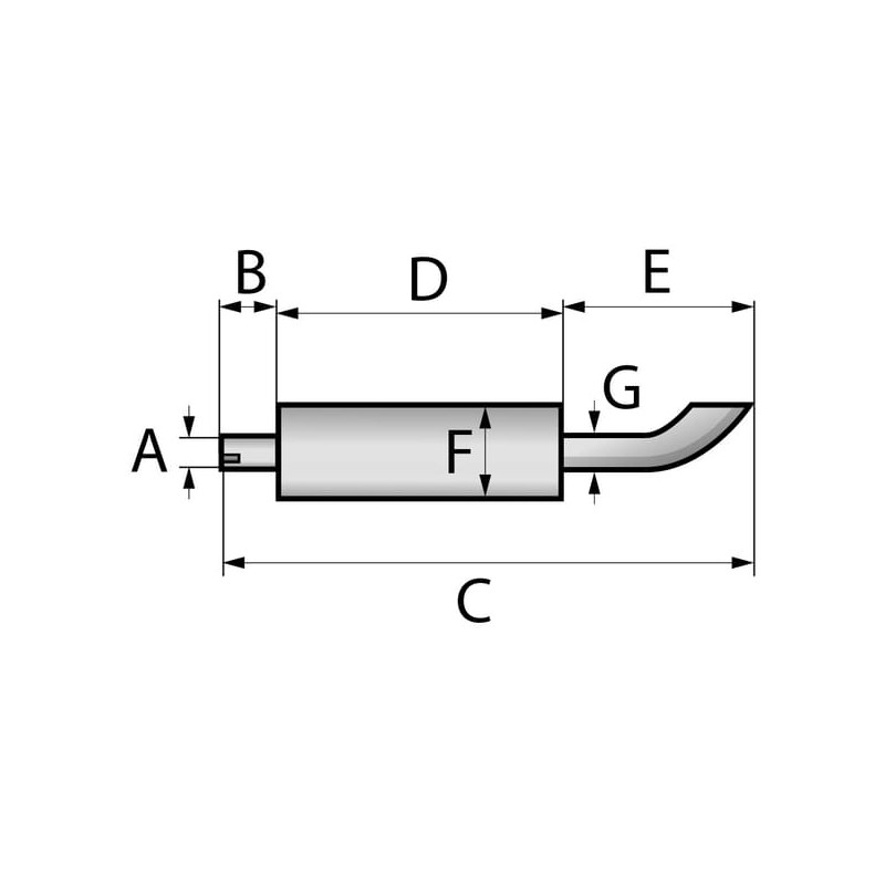 AL164277 John Deere Tłumik pionowy Vapormatic 5035776631047