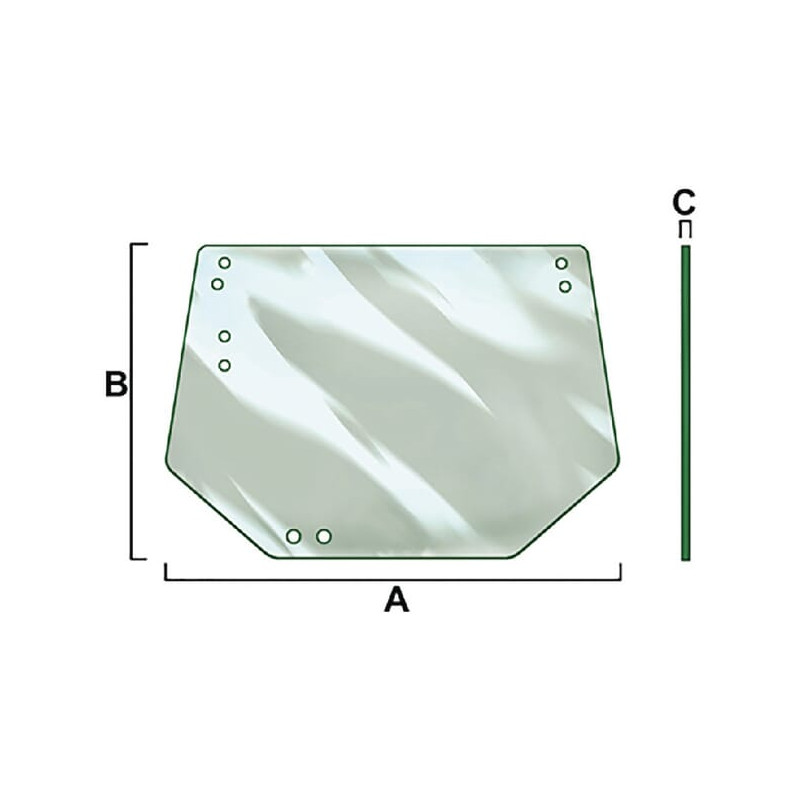 L57284 Szyba John Deere Vapormatic 5035776897573