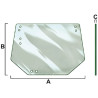 L57284 Szyba John Deere Vapormatic 5035776897573