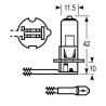 Żarówka PK22s 12V H3 100W