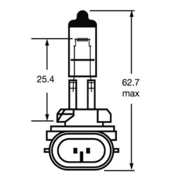Żarówka PGJ13 12V 50W