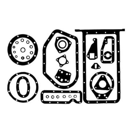 1810027M91 Massey Ferguson Zestaw uszczelek silnika dół Vapormatic 5035776610127