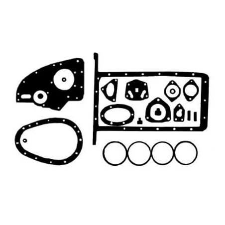 894915M91 Massey Ferguson Zestaw uszczelek silnika dół Vapormatic 5035776609046