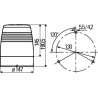 Klosz lampy sygnalizacyjnej, J 9EL863100001 Hella 4082300185126