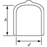 Nasadka do rury zew. fi 47,6 mm PCV czarny Kramp 5700038279984