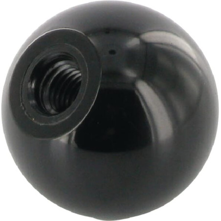 Gałka kulista czarna fi50, M12 Kramp 8716106680405