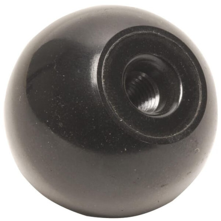 Gałka kulista czarna fi40, M12 met. Kramp 8719607149617