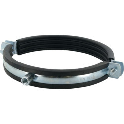 Obejma do rur z wkładką gumową 159-162 mm Fischer 4006209794586