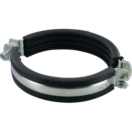 Obejma do rur z wkładką gumową 108-116 mm Fischer 4006209794555