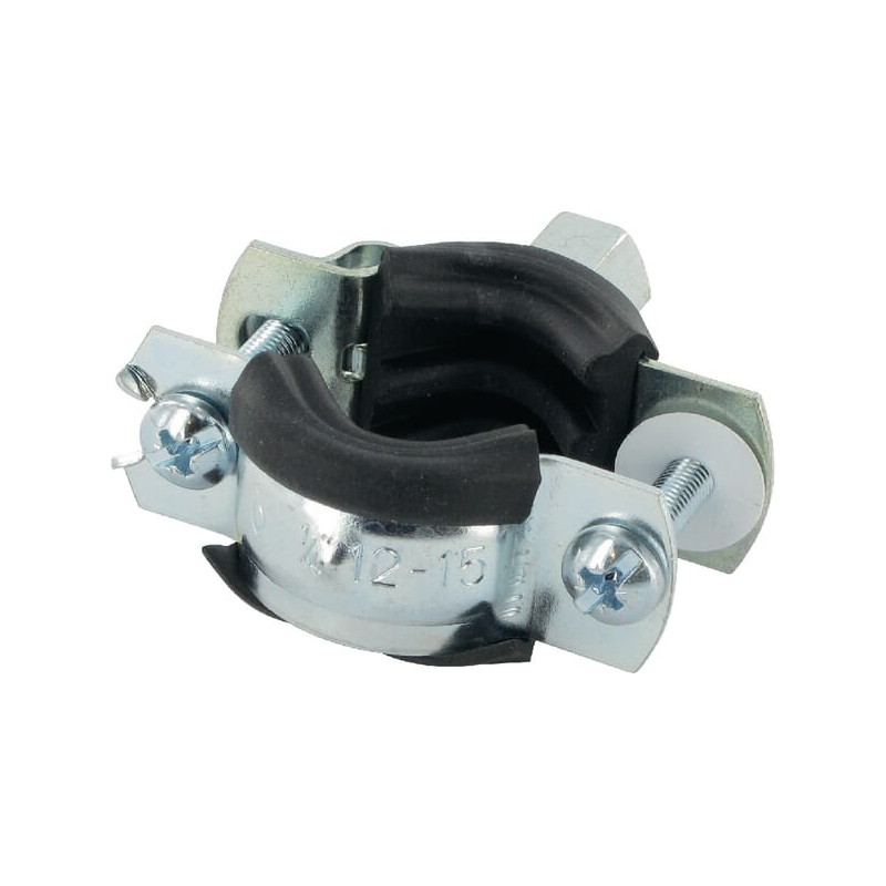 Obejma do rur z wkładką gumową 12-15 mm Fischer 4006209794401