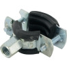 Obejma do rur z wkładką gumową 12-15 mm Fischer 4006209794401