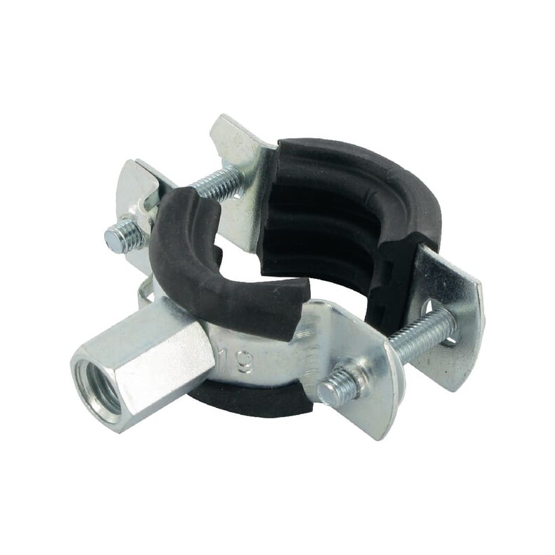 Obejma do rur z wkładką gumową 15-19 mm Fischer 4006209794418