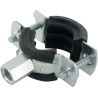 Obejma do rur z wkładką gumową 15-19 mm Fischer 4006209794418