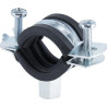 Obejma do rur z wkładką gumową 20-24 mm Fischer 4006209794425