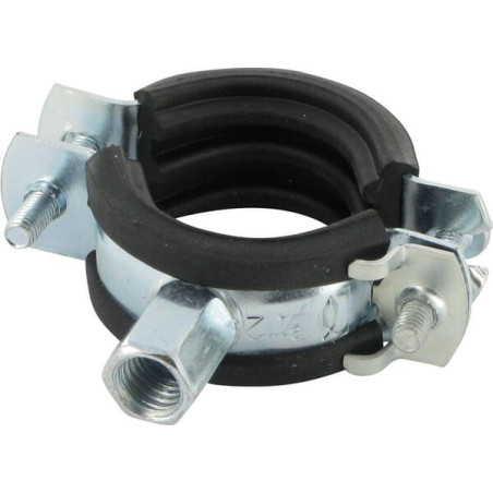 Obejma do rur z wkładką gumową 25-30 mm Fischer 4006209794432