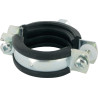 Obejma do rur z wkładką gumową 32-37 mm Fischer 4006209794449