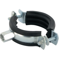 Obejma do rur z wkładką gumową 40-45 mm Fischer 4006209794456