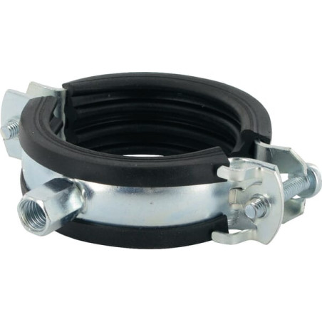 Obejma do rur z wkładką gumową 62-64 mm Fischer 4006209794494