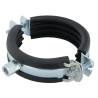 Obejma do rur z wkładką gumową 72-80 mm Fischer 4006209794517