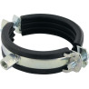 Obejma do rur z wkładką gumową 82-86 mm Fischer 4006209794524