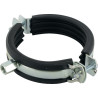 Obejma do rur z wkładką gumową 89-92 mm Fischer 4006209794531