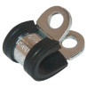 Uchwyt z wkładką gumową 8 mm szer. 12,7 mm V2A Norma 1149SL08SST304