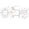 Obudowa sprzęgła - typ LMC SAE-A Honda OMT C430-LB152825A