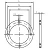 Uszczelka 300/350 RaJa-Lovejoy C4541-D350NBR