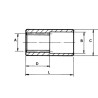Tuleja wielowypustowa wew. Z14(Din 5480 26,1/30,5) Borelli 8716106963775