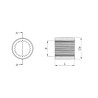 Tuleja wielowypustowa wew. Z27(41,28/45,11) 16/32"DP Borelli C454-MA27