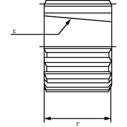 Tuleja wielowypustowa zew. Z18(Din5482 35x31)/1:8 GR1(7,78-9,55) Borelli C453-MO1018