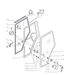 Listwa uszczelniająca poz.2 New Holland 81867739 CNH 2200-81867739