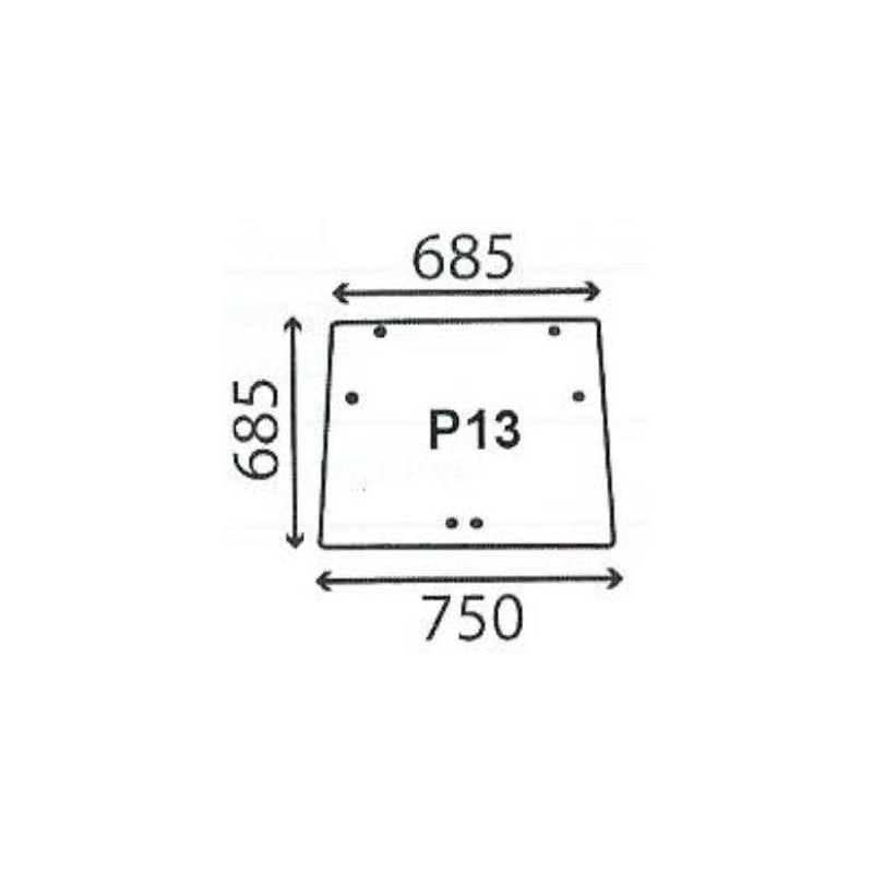 2200-5136410 Szyba Case IH CNH