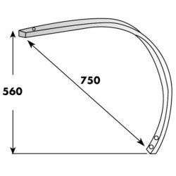 Grządziel 60x25 55x25 Chisel Non Original 8716106784318
