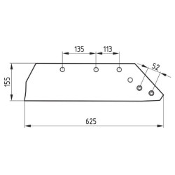 Lemiesz 16", prawy