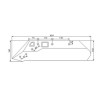 Kuhn 622212 Lemiesz z wymiennym dziobem 16" prawy, 74/112/135