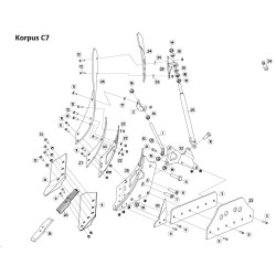 Kuhn 5083622175 Dłuto lemiesza, lewe poszerzana Mølbro 5700031628727