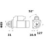 Rozrusznik 12V 4.0kW