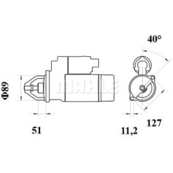 Rozrusznik 12V 4kW