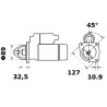 Rozrusznik Letrika, 12 V, 3,0 IS0808 Mahle 3838922058567