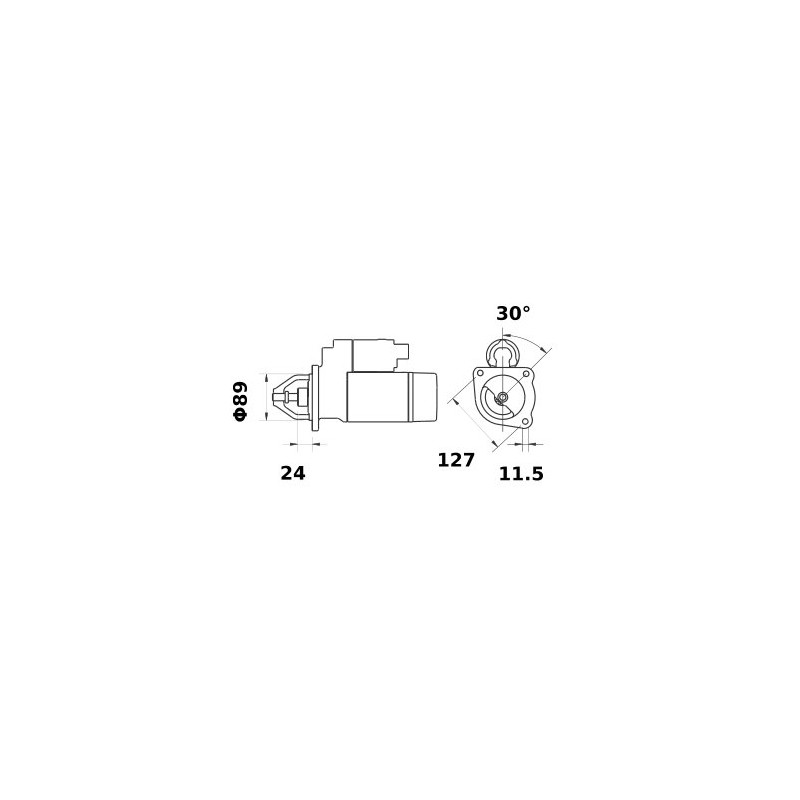 Rozrusznik 12V 3.1kW