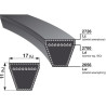 Pas klinowy HB Optibelt, 2640 mm
