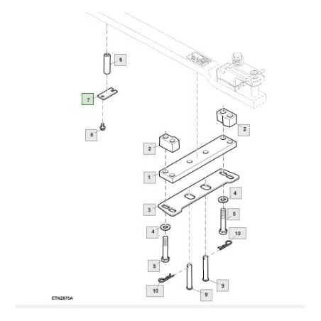 Element ustalający R185424