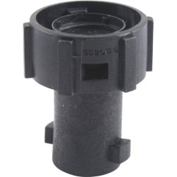 Adapter pokrywki dyszy, bagnet, gwint, czarny, teejet